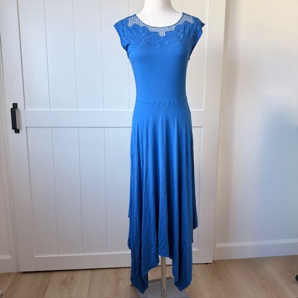Spense Dresses & Skirts - Embroidered Applique Midi Dress Spense Sz S Boho Whimsigoth Lagenlook 80s Style